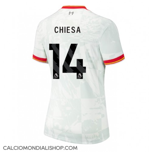 Maglie da calcio Liverpool Federico Chiesa #14 Terza Maglia Femminile 2024-25 Manica Corta